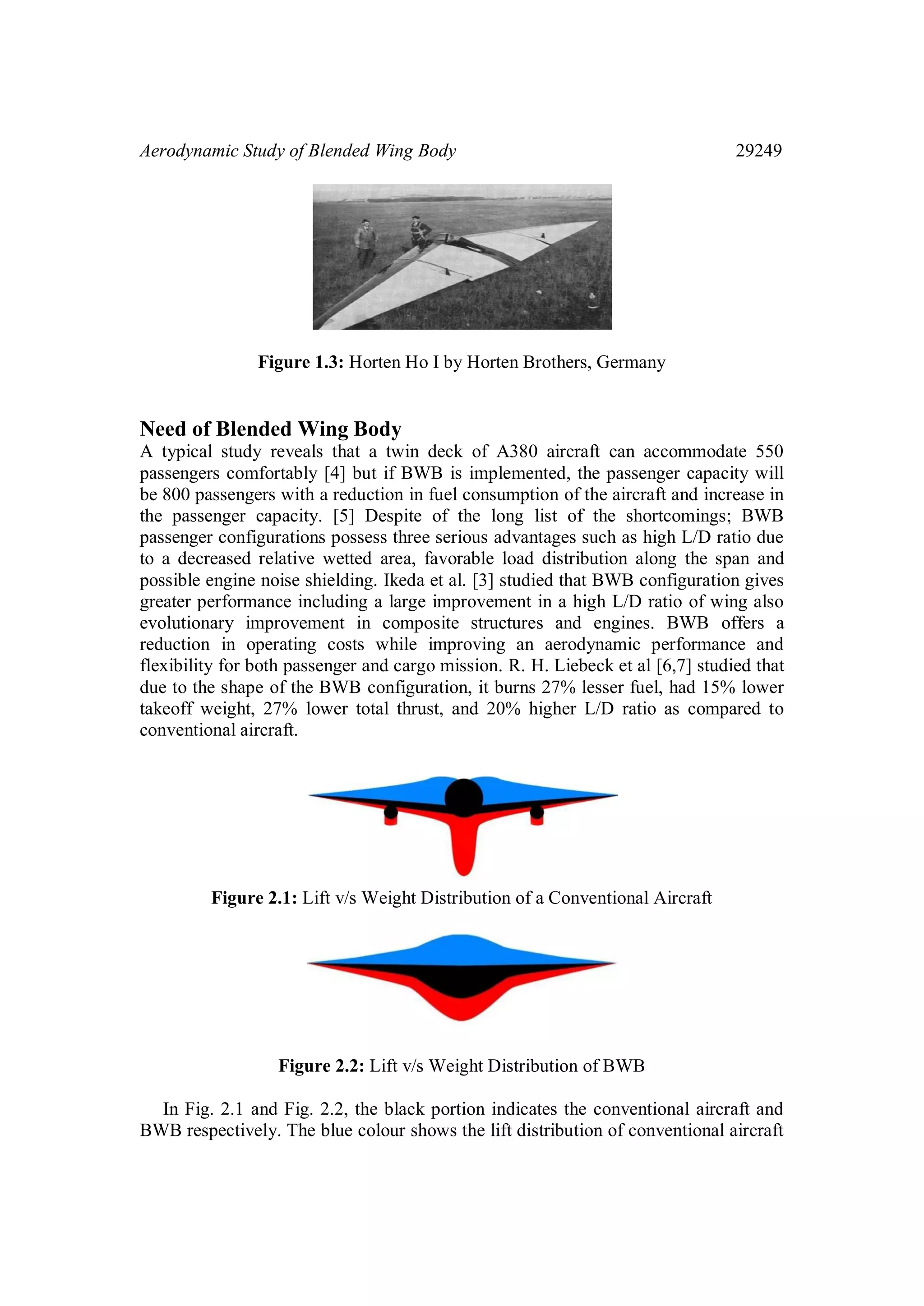 Aerodynamic Study of Blended Wing Body | PDF