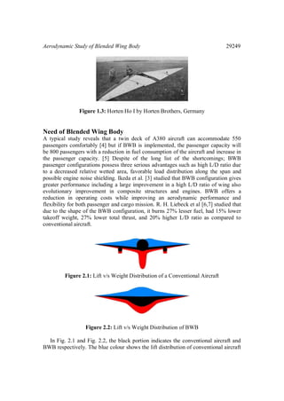 Aerodynamic Study of Blended Wing Body | PDF