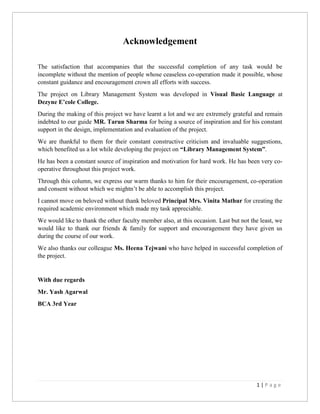 Yash Agarwal - BCA Final Year | PDF