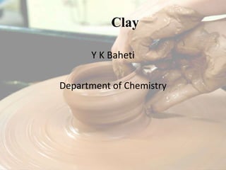 Clay
Y K Baheti
Department of Chemistry
 