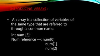 Array in c programming | PPT