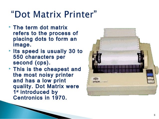 printers and its types types of printers