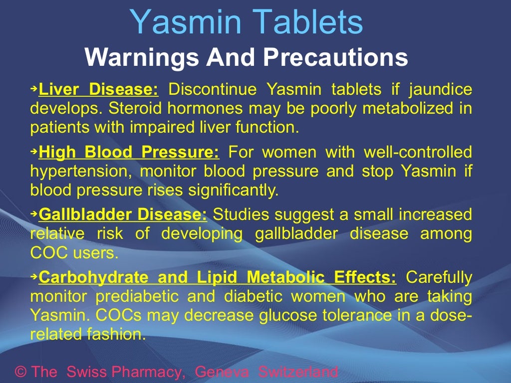 Yasmin Birth Control Pill