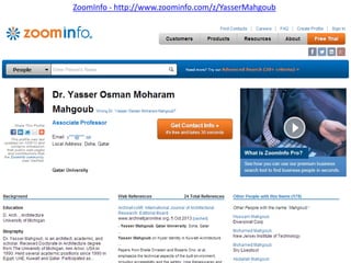 ZoomInfo - http://www.zoominfo.com/z/YasserMahgoub

 