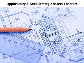 Opportunity 3: Seek Strategic Assets + Market
 