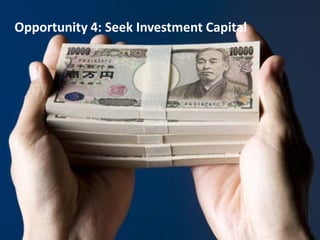 Opportunity 4: Seek Investment Capital
 