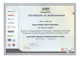 Yat certificate