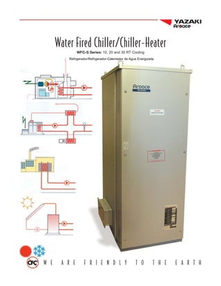 Water Fired Chiller/Chiller-Heater
               WFC-S Series: 10, 20 and 30 RT Cooling
          Refrigerador/Refrigerador-Calentador de Agua Energizada




W E    A R E       F R I E N D L Y                   T O        T H E   E A R T H
 