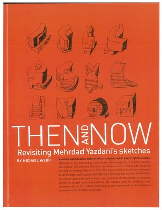 Mehrdad Yazdani - Sketches-Q&A FORM magagzine JANFEB2014