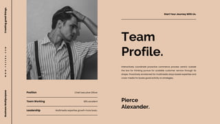 Pierce
Alexander.
Team
Profile.
 