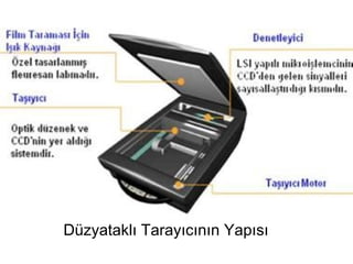 Düzyataklı Tarayıcının Yapısı
 