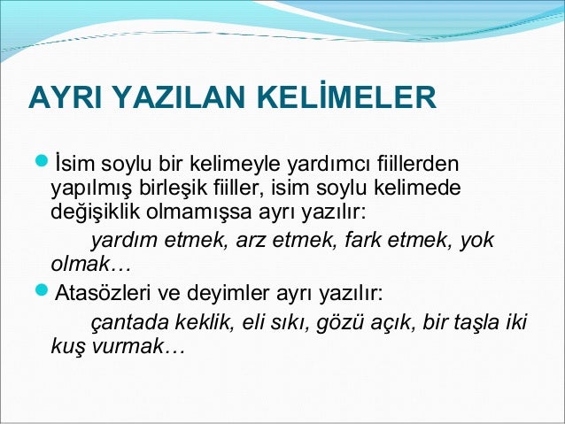 birleşik kelimelerin yazım kuralları nelerdir