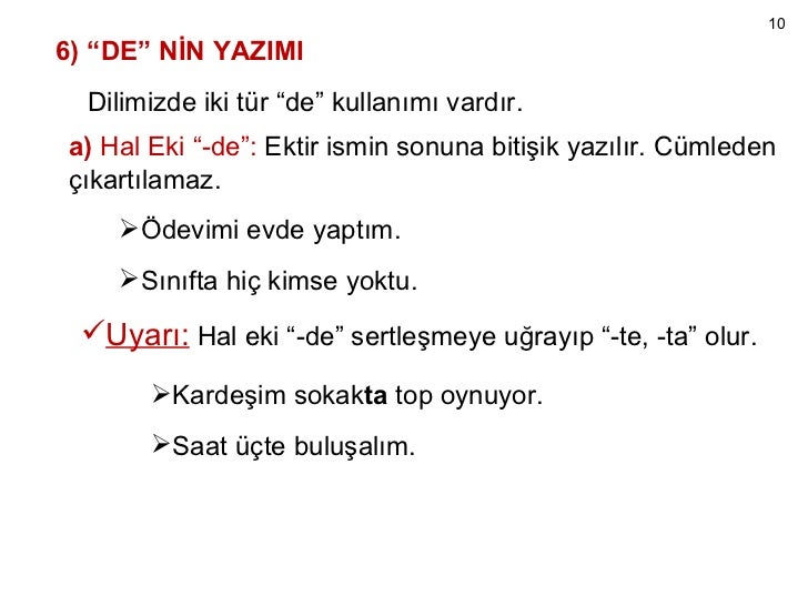 Yazım kuralları