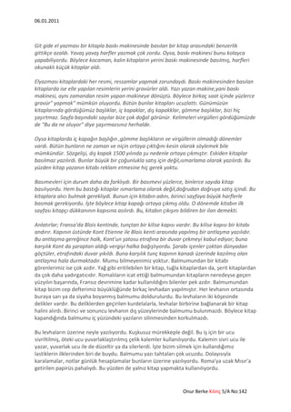 Yazının tarihçesi