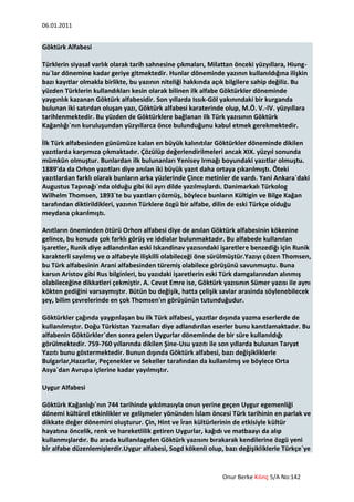 Yazının tarihçesi