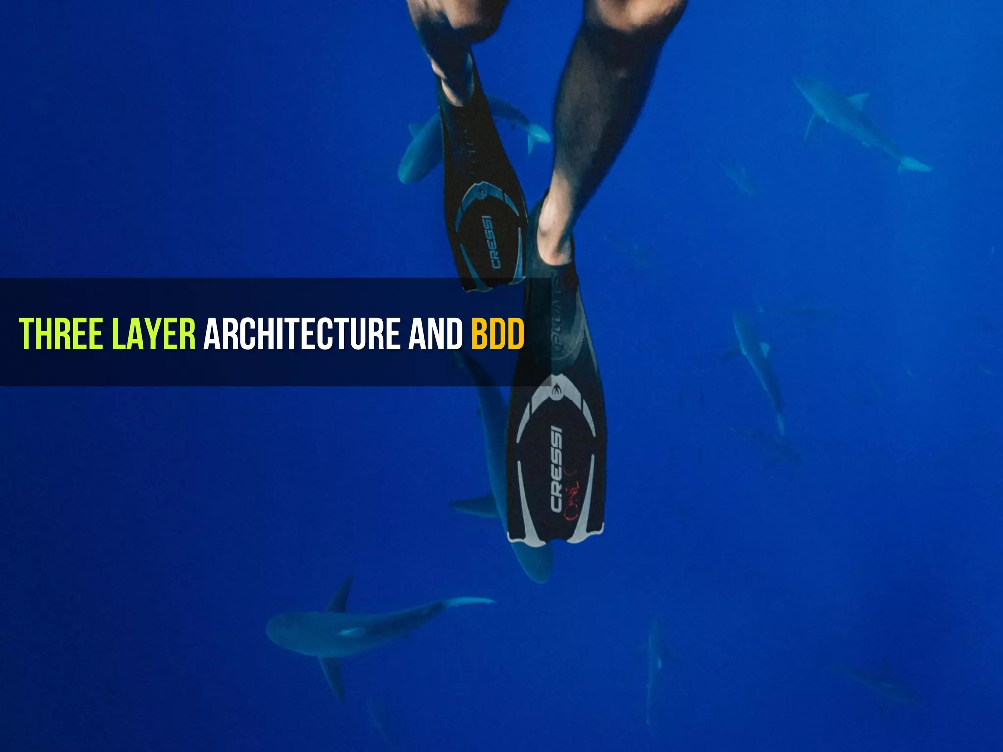 Three LayerArchitecture andBDD
 