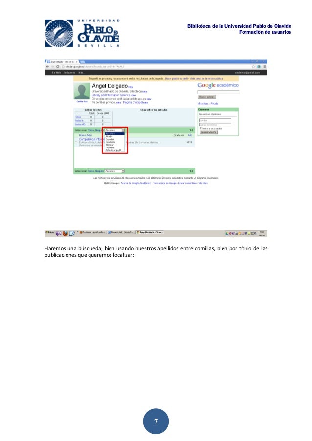 Google Scholar Citations