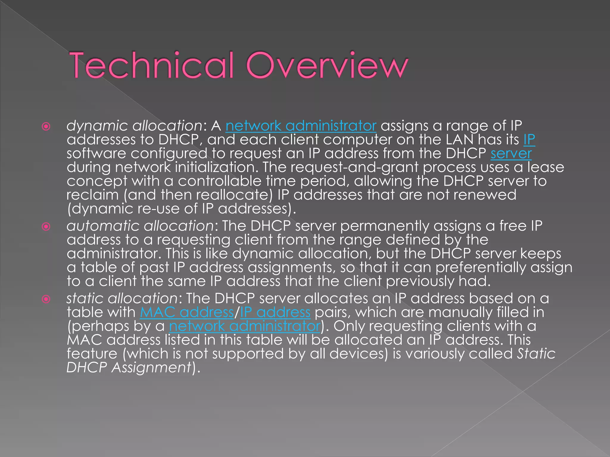 System and network administration network services | PPTX