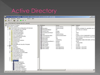System and network administration network services