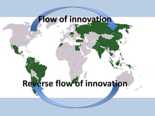 Flow of innovation
Reverse flow of innovation
 