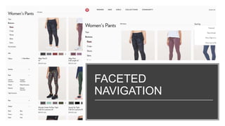 FACETED
NAVIGATION
 