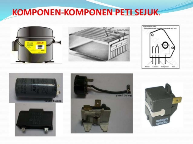 Mengenali komponen2 peti sejuk domestik YB