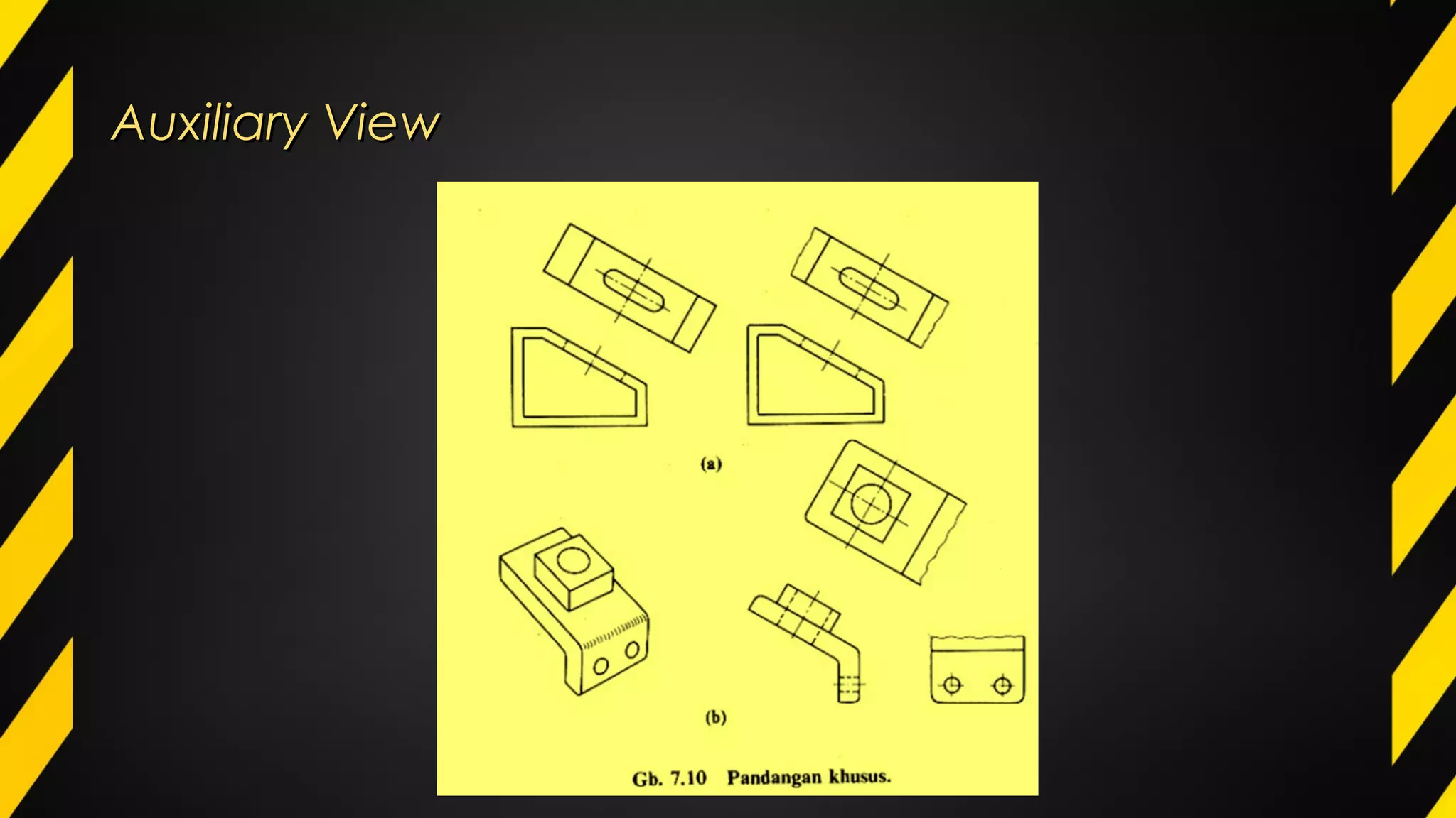 orthographic projection & auxiliary view | PPT