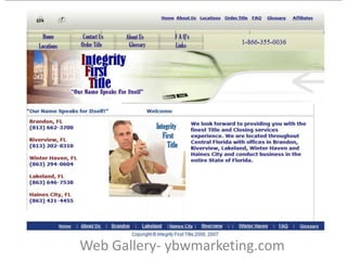 YBW Marketing Web Gallery
