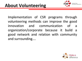 Ycab volunteering program r1
