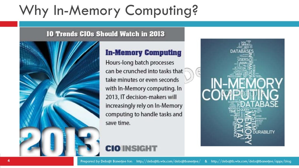 How In Memory Computing Changes Everything