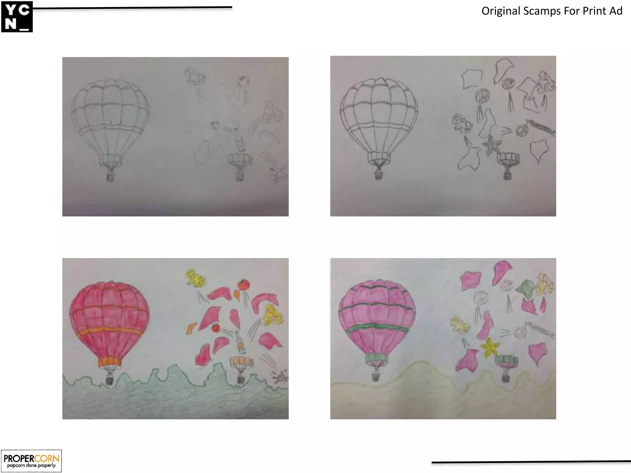 Original Scamps For Print Ad