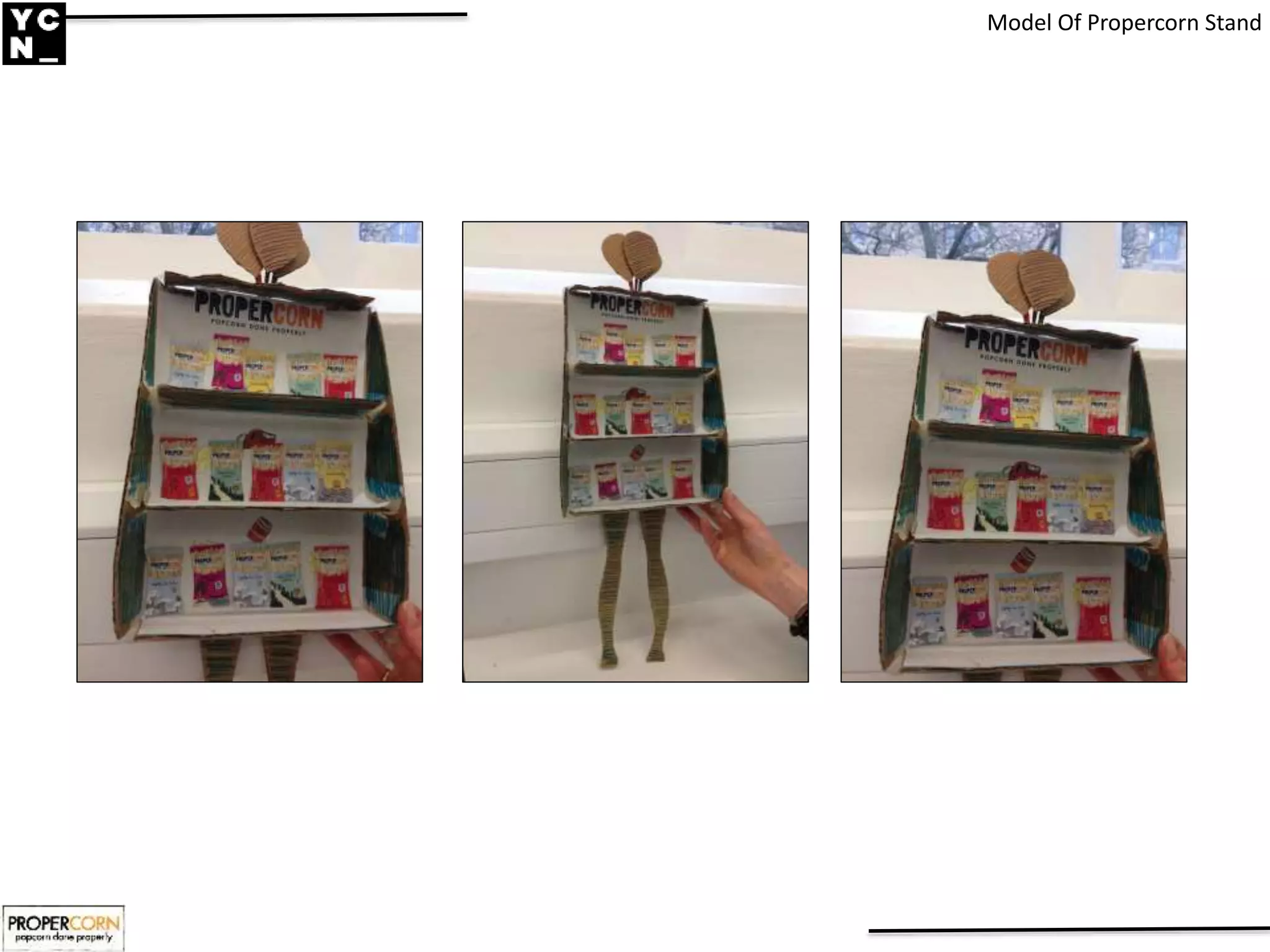 Model Of Propercorn Stand