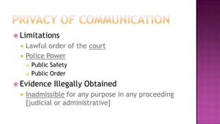 Bill of Rights Sections 1 to 4 | PPTX