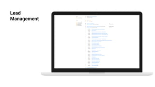 Lead
Management
 