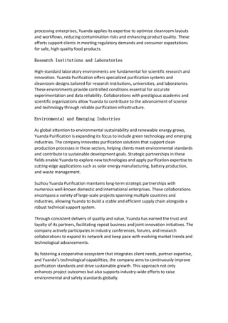 Suzhou Yuanda Purification:Cleanroom Solutions for Demanding Industries ...