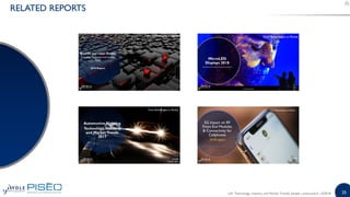 25
RELATED REPORTS
LiFi: Technology, Industry and Market Trends| Sample | www.yole.fr | ©2018
 