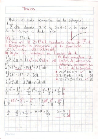 La integral compleja