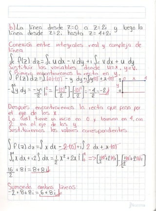 La integral compleja