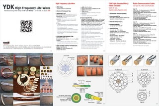 YDK HF Litz Wire e-Catalogue