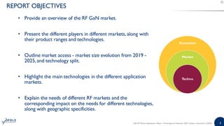 GaN RF Market: Applications, Players, Technology and Substrates 2020 | PDF