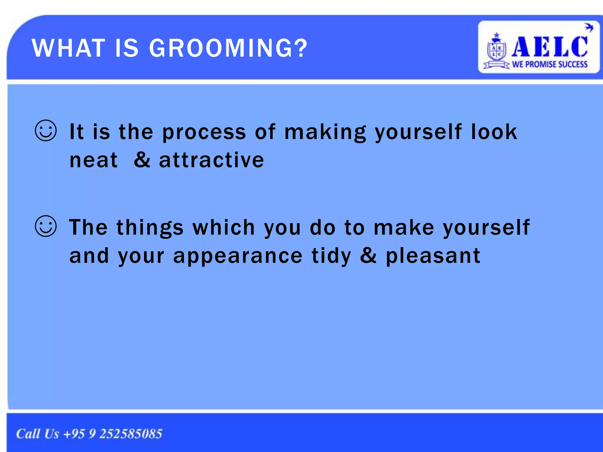 Youth Personality Grooming and Development PPT