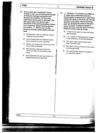 ∵「 ∴「∴ 鰍  YDS
、三 妊T腟ﾔU6ﾄ蓙湯
醸一子覿三二∵＿懇黙二・∵∴l：一業二駿京．∴∴∴′プア‡−＿il∴∴：i∴：∴∵：∴∵∴藩繋醸；擬欝￣●∴∴曇：十．黒子；∴詳言∴「：／1鶏
74°議議5°鶉議head“A）ltmaynotbeeasytomakemeng00A）Mostpeop−eusednomedicinewithoutPSyCh010gjsts temhenSd
eXPerienclngbade的cts B）ItisamatterofintroducingthestB）謀嵩嵩語謹告e坪。）葦等霊語C）OthersusemediciretocontroIpajnthatthanitactua‖ywashasalreadydeveloped D）WeseemtobepushinghimintoD）器器葦豊SE）講義gsmaytake遊FV蹌 W%2 W" 觚r
霊E）SomedescribethepainassimiLartoa、i
repeatedbeatiikeaheanbeat    ●3’
ミ
●○○i
主     ）、“●
●○○
“も                         ’
圭
主
圭  一／／ヽ  ∴∴  ÷＿一二護響
謀襲
218           D駈r軸桓岬β讃饗／醗
∴∴∴−∴ 刮虫ｽ
￣／膏薬発
二i薫漆 ｩ h デ寿城
闇       捕義盛翻髭
・ 1     11 − −−−落語認諾滋饗認諾総監慧窯業認諾窓詣慧託一時、，＝両▲酔、÷ゝ圃ノ函・時三助■車軸醐模 糊踊撚紳輔諮護識弼韻蒜謡鷲積読叢話蒜蒜蒜煎滞輯即か輯硝石涌掴頑軽率騨潮時言
枢軸函1−￣
 