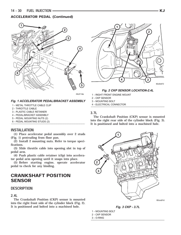 Jeep liberty 2002 2005 fuel system