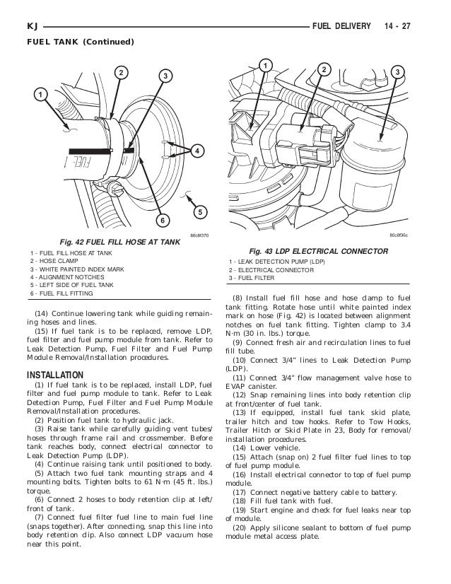 2005 Jeep Liberty Fuel Filter Location - Wiring Diagram