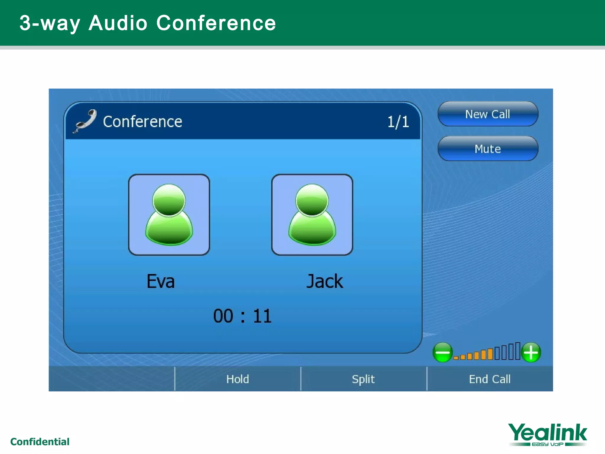 3-way Audio Conference
 