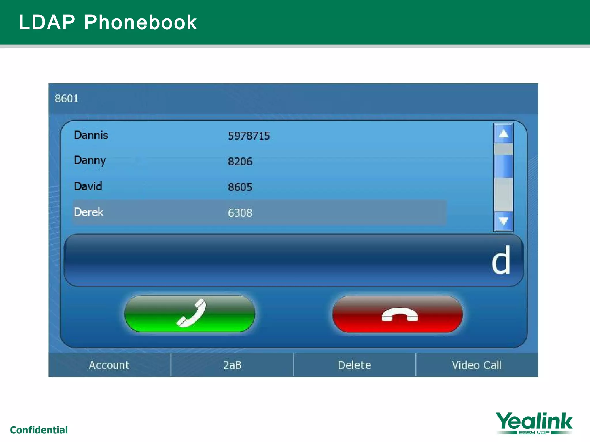 LDAP Phonebook
 