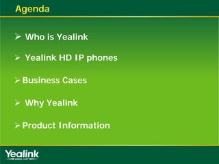 Yealink presentation(1)