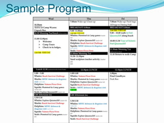 Sample Program
 