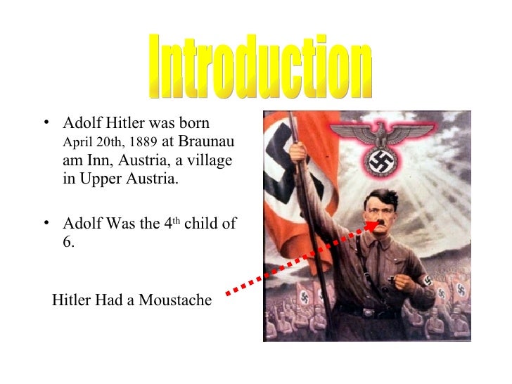 an introduction to the life and history of adolph hitler Analysis of the personality of adolph hitler: analysis of adolph hitler: his life and certain eras of german history, like adolf hitler and. an introduction to the life and history of adolph hitler Analysis of the personality of adolph hitler: analysis of adolph hitler: his life and certain eras of german history, like adolf hitler and.