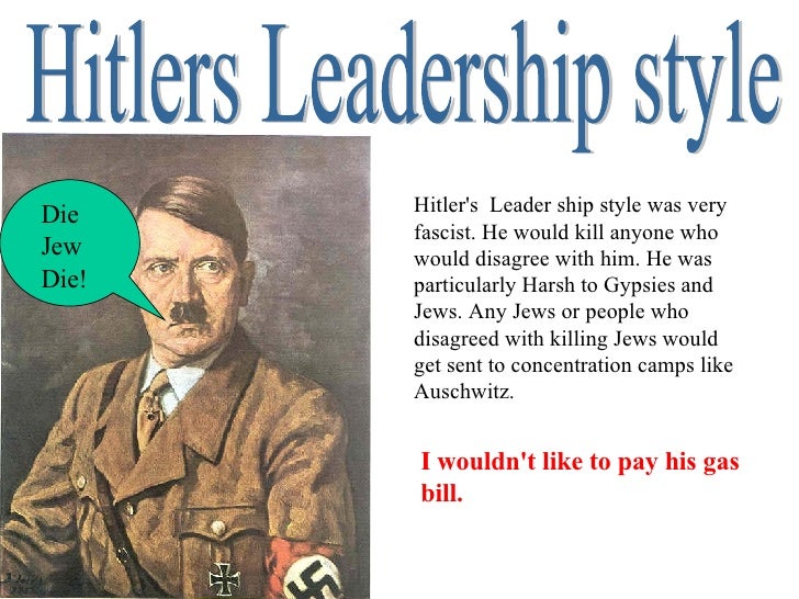 Leadership style of adolph hitler